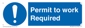 Permit to work Required